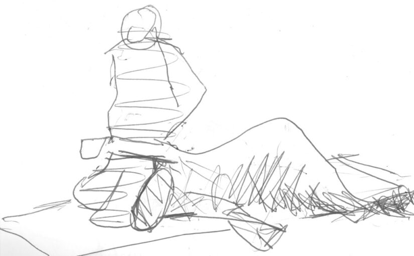 Sketches from Skiing On Skin 2025 (Contact Improvisation Festival Finland)